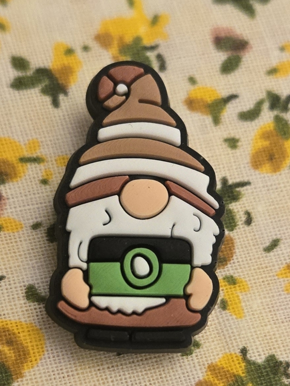 3/$10 Photography Gnome Croc Charm